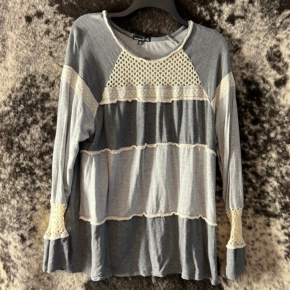 Womens multi tone gray size XL